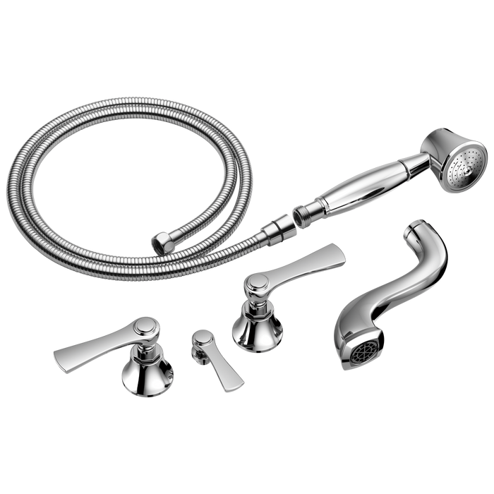 Brizo Rook T70360 Two-Handle Tub Filler Trim Kit with Lever Handles