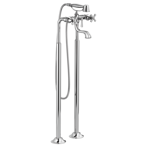 Brizo Rook T70361 Two-Handle Tub Filler Trim Kit with Cross Handles