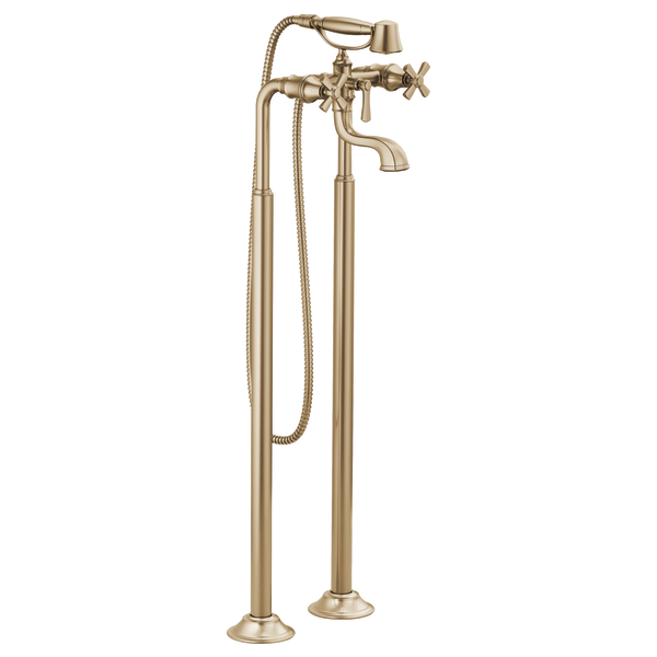 Brizo Rook T70361 Two-Handle Tub Filler Trim Kit with Cross Handles