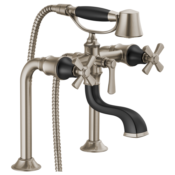 Brizo Rook T70361 Two-Handle Tub Filler Trim Kit with Cross Handles