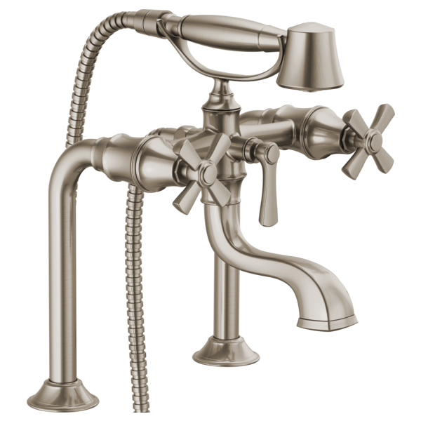 Brizo Rook T70361 Two-Handle Tub Filler Trim Kit with Cross Handles