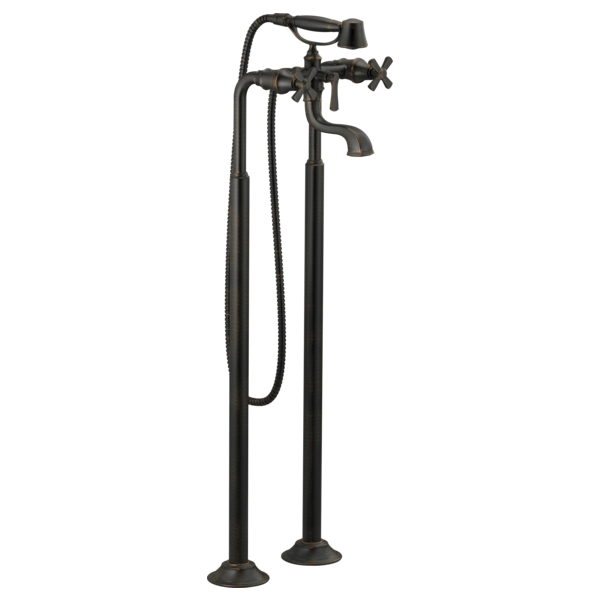 Brizo Rook T70361 Two-Handle Tub Filler Trim Kit with Cross Handles