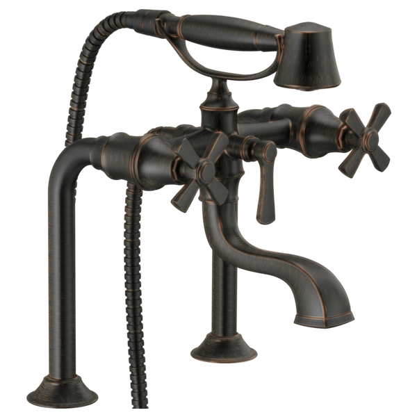 Brizo Rook T70361 Two-Handle Tub Filler Trim Kit with Cross Handles