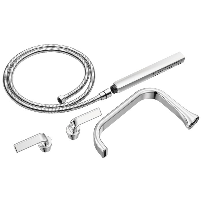 Brizo Allaria T70367 Two-Handle Tub Filler Trim Kit with Twist Lever Handles