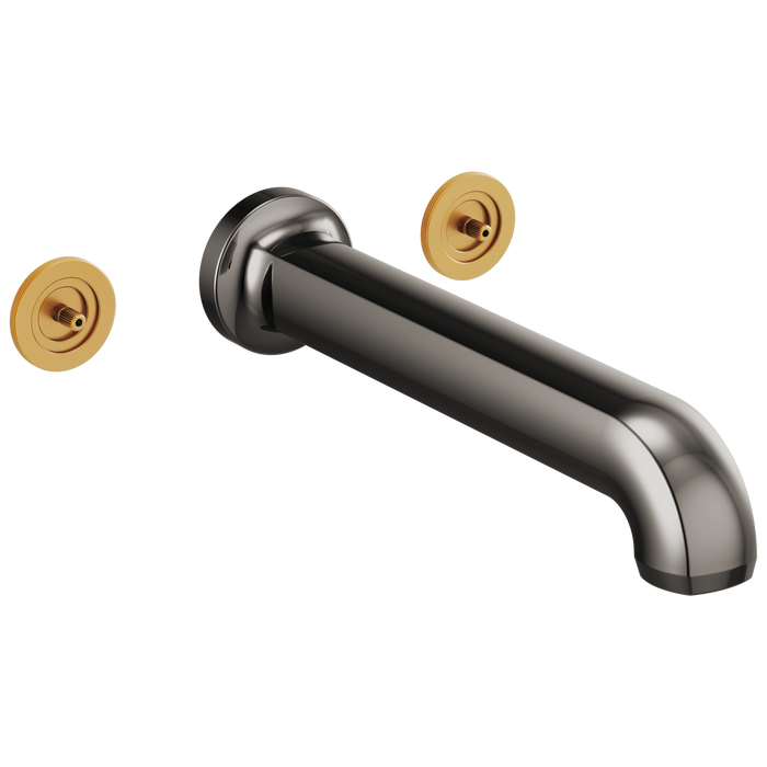 Brizo Kintsu T70406 Two Handle Wall Mount Tub Filler