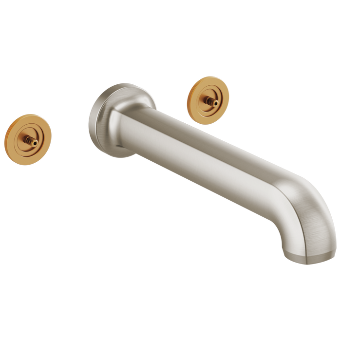 Brizo Kintsu T70406 Two Handle Wall Mount Tub Filler