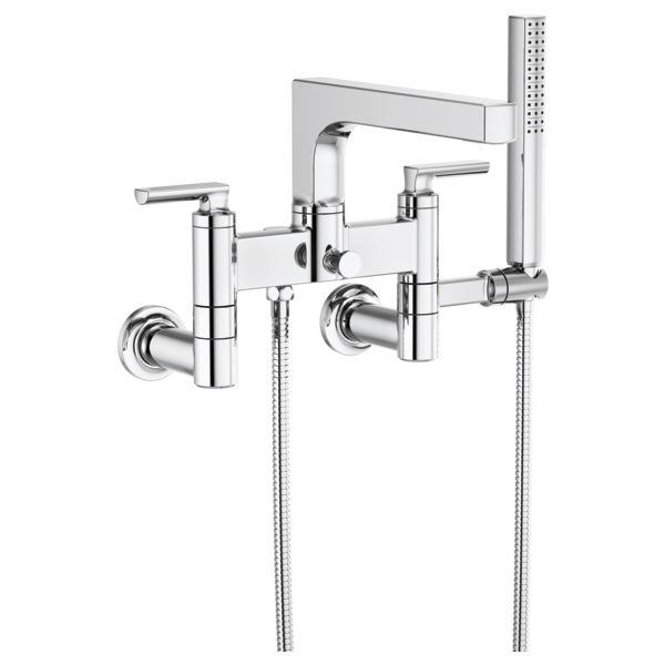 Brizo Kintsu T71764 Wall Mount Tub Filler Unions