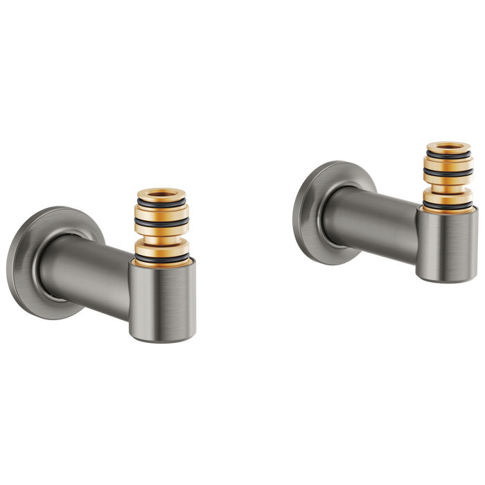 Brizo Kintsu T71764 Wall Mount Tub Filler Unions