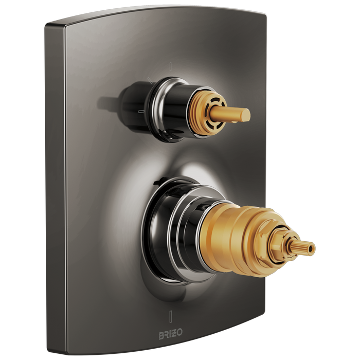 Brizo Kintsu T75506 TempAssure Thermostatic Valve Trim with Integrated 3-Function Diverter Trim - Less Handles