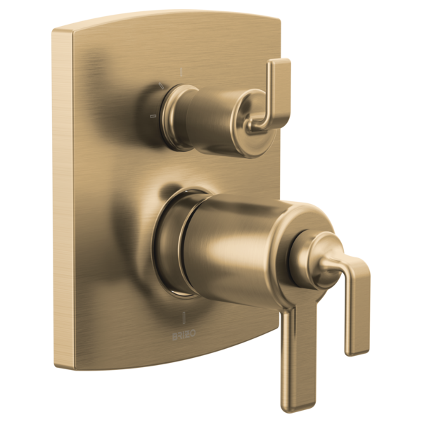 Brizo Kintsu T75506 TempAssure Thermostatic Valve Trim with Integrated 3-Function Diverter Trim - Less Handles