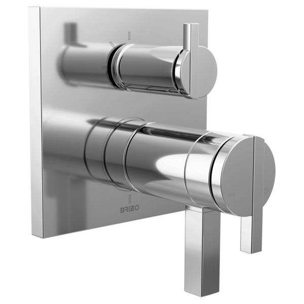 Brizo Frank Lloyd Wright T75522 TempAssure Thermostatic Valve with 3-Function Integrated Diverter Trim - Less Handles
