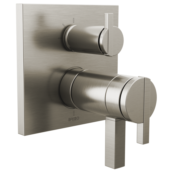 Brizo Frank Lloyd Wright T75522 TempAssure Thermostatic Valve with 3-Function Integrated Diverter Trim - Less Handles