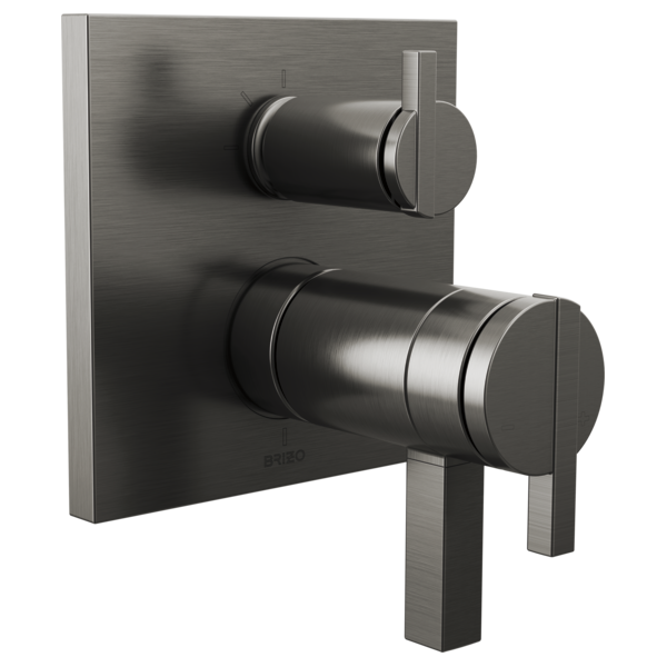 Brizo Frank Lloyd Wright T75522 TempAssure Thermostatic Valve with 3-Function Integrated Diverter Trim - Less Handles