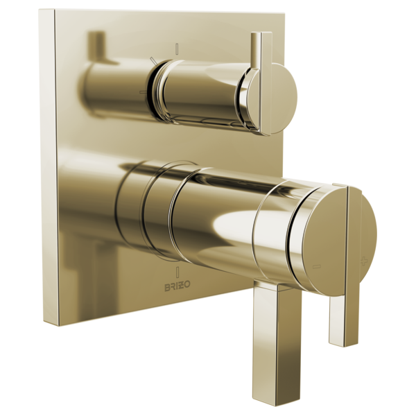 Brizo Frank Lloyd Wright T75522 TempAssure Thermostatic Valve with 3-Function Integrated Diverter Trim - Less Handles