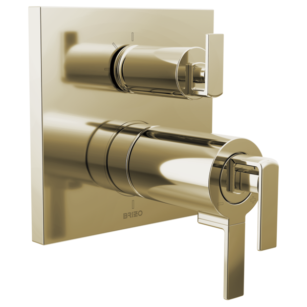 Brizo Frank Lloyd Wright T75522 TempAssure Thermostatic Valve with 3-Function Integrated Diverter Trim - Less Handles