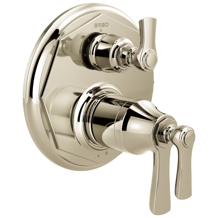 Brizo Rook T75561 TempAssure Thermostatic Valve with 3-Function Diverter Trim
