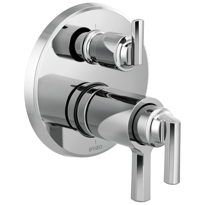 Brizo Levoir T75598 Tempassure Thermostatic Valve With Integrated 3-Function Diverter Trim