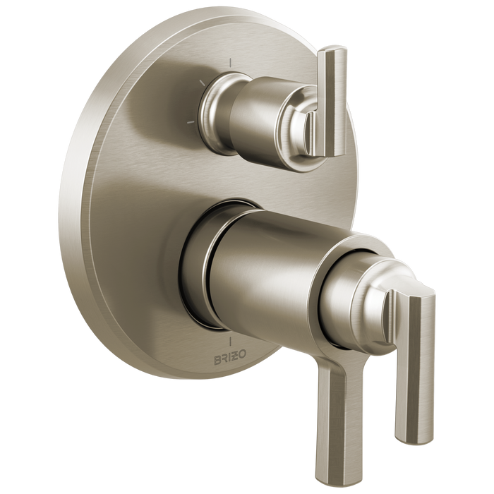 Brizo Levoir T75598 Tempassure Thermostatic Valve With Integrated 3-Function Diverter Trim