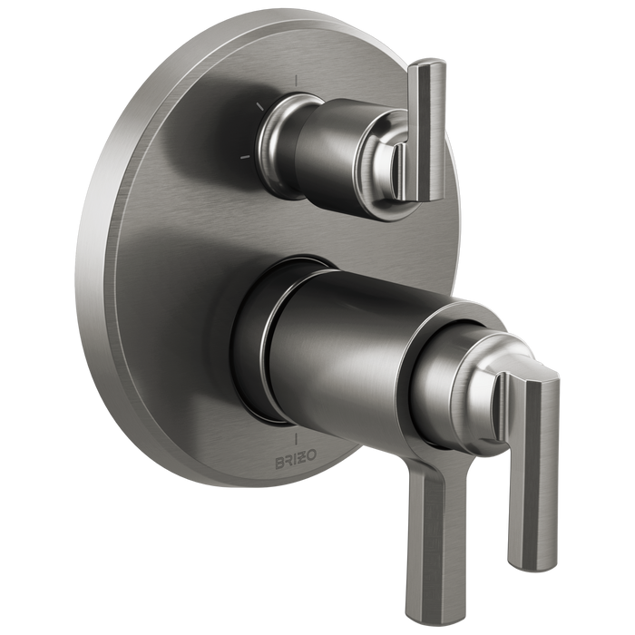 Brizo Levoir T75598 Tempassure Thermostatic Valve With Integrated 3-Function Diverter Trim