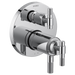 Brizo Litze T75635 TempAssure Thermostatic Valve with 6-Function Diverter Trim - Less Handles, chrome - view 2