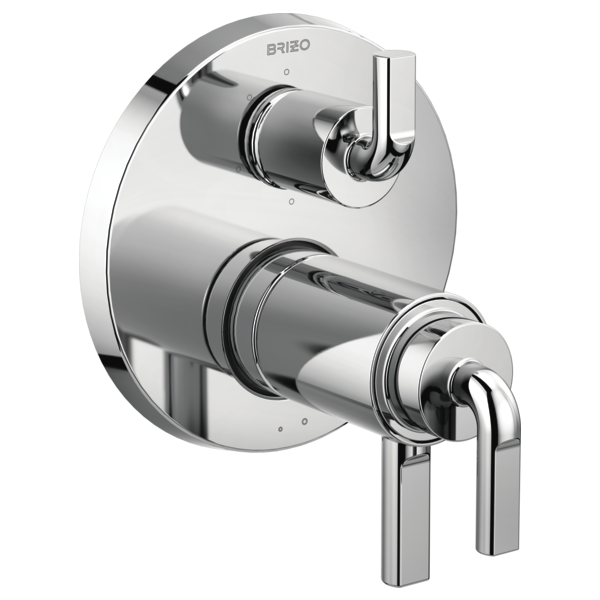 Brizo Litze T75635 TempAssure Thermostatic Valve with 6-Function Diverter Trim - Less Handles, chrome - view 4