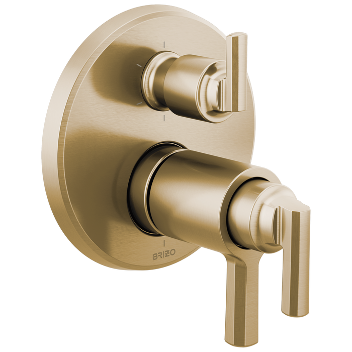 Brizo Levoir T75698 Tempassure Thermostatic Valve With Integrated 6-Function Diverter Trim