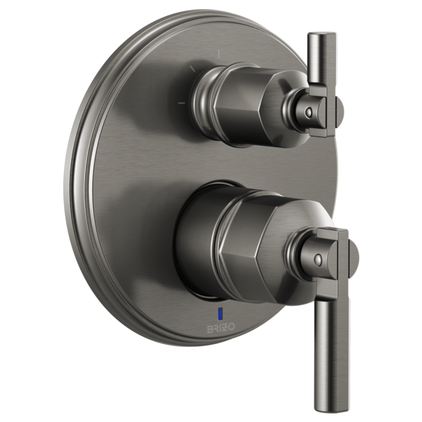 Brizo Invari T75P576 Pressure Balance Valve With Integrated 3-Function Diverter Trim - Less Handles, luxe steel