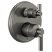Brizo Invari T75P576 Pressure Balance Valve With Integrated 3-Function Diverter Trim - Less Handles, luxe steel