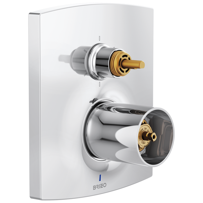 Brizo Kintsu T75P606 Pressure Balance Valve Trim with Integrated 6-Function Diverter Trim - Less Handles