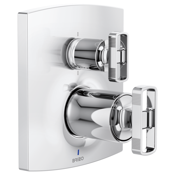Brizo Kintsu T75P606 Pressure Balance Valve Trim with Integrated 6-Function Diverter Trim - Less Handles