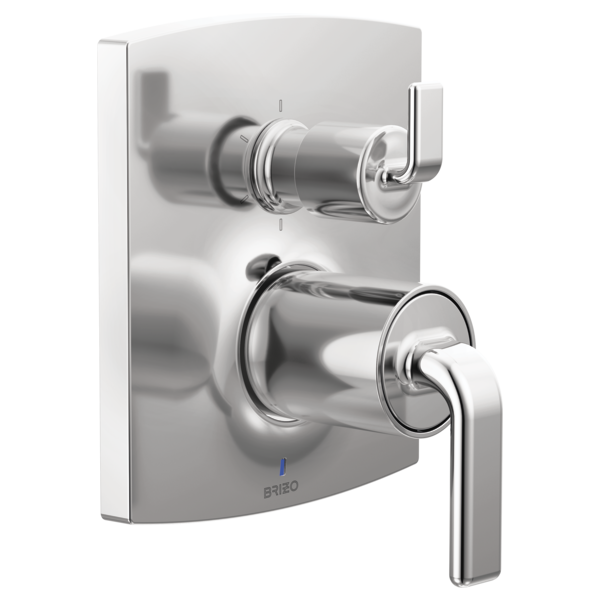 Brizo Kintsu T75P606 Pressure Balance Valve Trim with Integrated 6-Function Diverter Trim - Less Handles