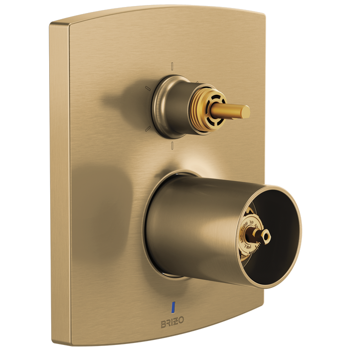 Brizo Kintsu T75P606 Pressure Balance Valve Trim with Integrated 6-Function Diverter Trim - Less Handles
