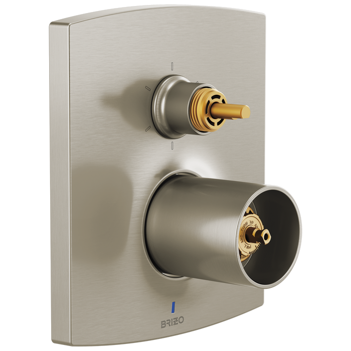 Brizo Kintsu T75P606 Pressure Balance Valve Trim with Integrated 6-Function Diverter Trim - Less Handles