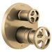 Brizo Litze T75P635 Pressure Balance Valve with Integrated 6-Function Diverter Trim - Less Handles, luxe gold - view 5