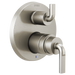 Brizo Litze T75P635 Pressure Balance Valve with Integrated 6-Function Diverter Trim - Less Handles, luxe nickel - view 4