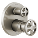Brizo Litze T75P635 Pressure Balance Valve with Integrated 6-Function Diverter Trim - Less Handles, luxe nickel - view 5
