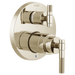 Brizo Litze T75P635 Pressure Balance Valve with Integrated 6-Function Diverter Trim - Less Handles, polished nickel - view 3
