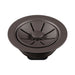 Essential Silgranit Color-Matched Disposal Flange Insert with Waste Scraper