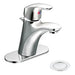 Moen Baystone 1H Lav Lvr 50/50Wa 1/2 Chr