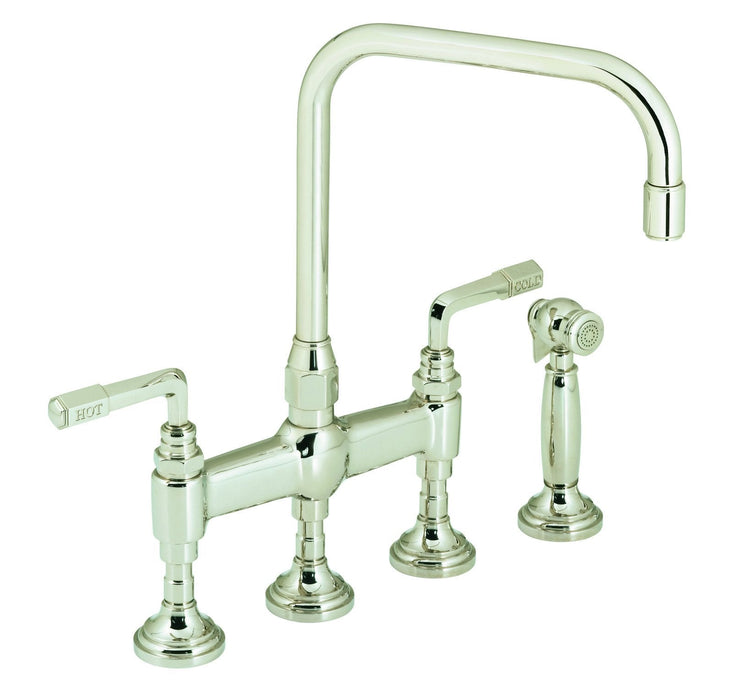 Kallista P23051-LV-CP For Town Kitchen Faucet with Sidespray, Lever Handles