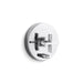 Kallista P24416-CR-CP One Pressure Balance Trim with Diverter, Cross Handle