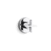 Kallista P24423-CR-CP One Volume Control Trim, Cross Handle