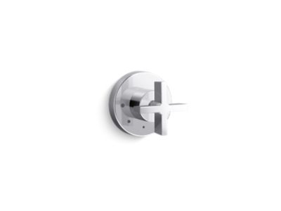 Kallista P24423-CR One Volume Control Trim, Cross Handle
