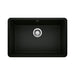 BLANCO 442930 Precis 27" Single Bowl Kitchen Sink - Coal Black