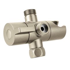 Moen CL707 Shower Arm Diverter with Included Cradle in Brushed Nickel