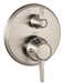 hansgrohe Ecostat Classic Thermostatic Trim with Volume Control, Round