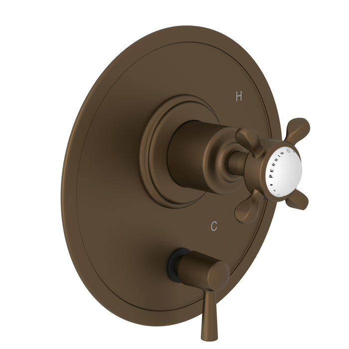 Perrin & Rowe U.2010N Edwardian 1/2" Pressure Balance Trim With Diverter