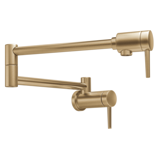 Delta 1165LF Contemporary Wall Mount Pot Filler, champagne bronze - view 2