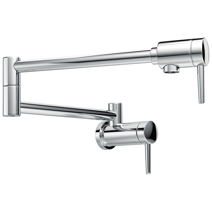 Delta 1165LF Contemporary Wall Mount Pot Filler, chrome