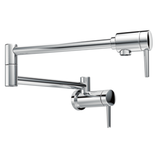 Delta 1165LF Contemporary Wall Mount Pot Filler, chrome - view 2